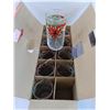 Image 2 : Set of 10 Poinsettia Tumblers, Kudo Photo Storage Box - Sealed, Coaster Caddy, Bulk Bows