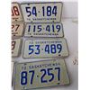 Image 2 : (12) Saskatchewan License Plates- 1970s