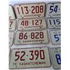 Image 3 : (12) Saskatchewan License Plates- 1970s