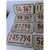 Image 4 : (12) Saskatchewan License Plates- 1970s