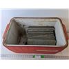 Image 1 : Coleman Cooler- No Lid & Newer Saskatchewan License Plates  - PICK UP ONLY