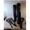 Image 1 : (2) Folding Camp Chairs with Bags & (3) Badminton Raquets with Cases  -  PICK UP
