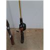 Image 2 : (2) Fishing Rods - Rod With Reel 56'' Long, Rod 59'' Long - CANNOT SHIP