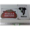 Image 1 : (2) Novelty Signs - Stella Artios 12'' x 8'', Pirelli 12'' x 8''