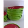 Image 7 : Themed Dining Items, (13) Watermelon Place Mats, (8) Watermelon Salad Bowls, ) WaterMelon Cups, Misc