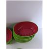 Image 9 : Themed Dining Items, (13) Watermelon Place Mats, (8) Watermelon Salad Bowls, ) WaterMelon Cups, Misc