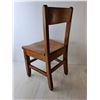 Image 2 : Child Size Wooden Chair 23" Tall x 11" Long x 12" Wide - Cannot Ship