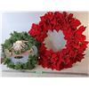Image 1 : (2) Christmas Wreaths, Up to 22.5" Diameter