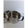 Image 4 : (3) Stainless Steel Pots