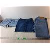 Image 1 : Ladies' Levi Strauss Denim Lot- Shorts, Skirt & Pants; Some Staining- 24
