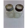 Image 2 : (2) Vintage "Braid's Best Coffee" Glass Jars