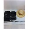 Image 1 : (2) Amenity Travel Bags, Sun Hat - Size S/M Approx