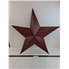 Image 1 : Metal Star Wall Art - 30" Dia Approx - PICK UP ONLY