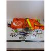Image 1 : Coins (US, Mexico, Jamaica), Hi-Vis Vest, 2XL T-Shirt, Pens, Pins, Alarm Clock - Tested, Tattoos