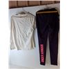Image 2 : Under Armour Leggings- L & Bench Tshirt- M