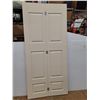 Image 3 : *White Folding Closet Door 79" x 35.5" x 1.5", Cannot Ship