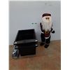 Image 1 : *Santa Figurine 36" Tall & (2) Plastic Laundry Sinks 24" Long x 14.5" Tall, Cannot Ship
