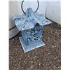 Image 2 : ** (2) Asian Themed Metal Lantern Decor, Large Planter & Metal Plant Stand - PICK UP ONLY
