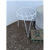 Image 4 : ** (2) Asian Themed Metal Lantern Decor, Large Planter & Metal Plant Stand - PICK UP ONLY