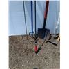 Image 5 : ** (2) Hand Held Grass Trimmers, Hoe, Metal Bird Feeder, Weed Tiller, Fire Poker, Misc - CANNOT SHIP