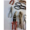 Image 2 : Tin Shears, Pliers, Vise Grip Wrenches and Needle Nose Pliers