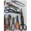 Image 3 : Tin Shears, Pliers, Vise Grip Wrenches and Needle Nose Pliers