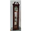 Image 1 : * Ducks Unlimited Lighted Howard Miller Brand Floor Grandfather Clock w/ Glass Display Shelves - 76"