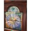 Image 2 : * Ducks Unlimited Lighted Howard Miller Brand Floor Grandfather Clock w/ Glass Display Shelves - 76"