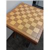 Image 7 : # Ducks Unlimited Chess Board Game Table Set w/Storage & Chess Pieces- 21" x 21" x 28" - CANNOT SHIP
