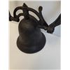Image 2 : # Antique School Cast Iron Bell - CANNOT SHIP - 20" x 15" x 9"