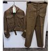 Image 1 : # Prince Albert Volunteers Army Dress Coat & Pants Set - Size 5ft 11" - 6ft - 1941 Dated - Pants Wai