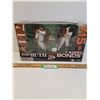 Image 1 : MLB Babe Ruth & Barry Bonds Figurine Set in Box