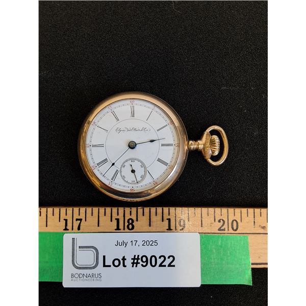 ^ Antique Elgin Pocket Watch - G M Wheeler - Needs Cleaning
