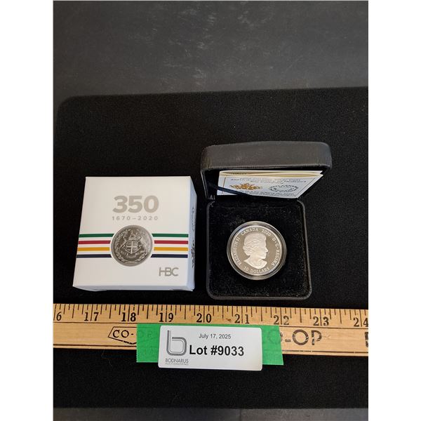 ^ Royal Canadan Mint $10 Silver Coin - Queen Elizabeth II, 2020 Edition in Case, Mintage 03460/10000