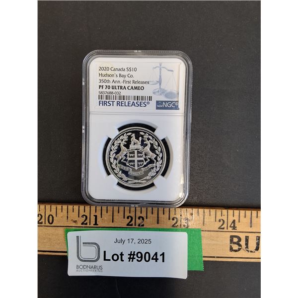 ^ Hudson's Bay Co. - 2020 Edition $10 Coin - Graded