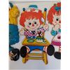 Image 4 : (4) Raggedy Anne Wall Decor - 13" Long