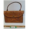 Image 1 : Custom Tooled Leather Ladies Purse - 12" x 9"