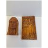 Image 2 : Indigenous Chief And Carved Wall Plaque