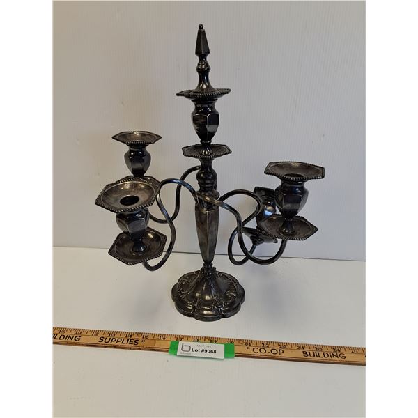 Meriden B Company Candle Holder (One Arm Needs Soldering) -17"