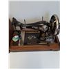 Image 2 : Antique Portable Singer Sewing Machine- Hand Crank- CANNOT SHIP