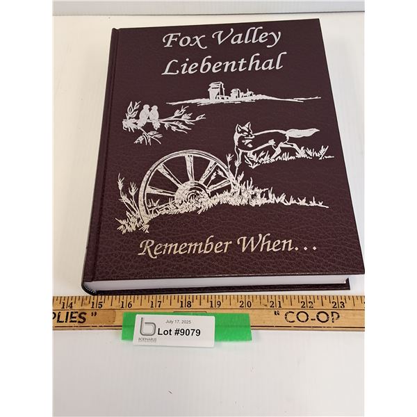 Fox Valley Liebenthal History Book- Hardcover