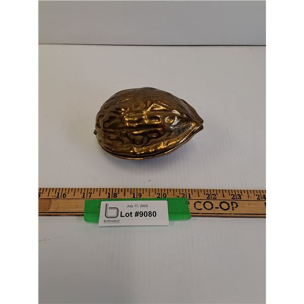 Brass Plated Nut Cracker - 5" x 4"