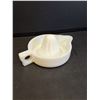 Image 2 : Vintage Sunkist Milk Glass Juicer/Reamer - 9" x 6" x 3"