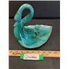 Image 1 : Blue Mountain Pottery Swan Dish - 9" x 7.5" - Some Nicks, As Shown