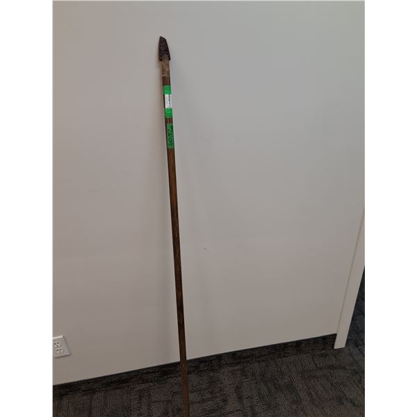 #(Replica) Indigenous Spear w/Stone Head (Has Chip)- 60.5"  -  PICK UP