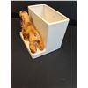 Image 3 : Cocker Spaniel Puppy Dog Ceramic Napkin Holder - 4" x 5" x 5"