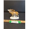 Image 1 : Caribou Ceramic Figurine - 4.5" x 5" x 2.5"