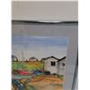 Image 3 : Watercolor Painting of Canadian East Coast Fishing Village - 12" x 14"
