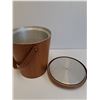 Image 2 : Vintage Bentwood & Metal Ice Bucket - 10" x 8"