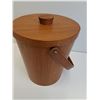 Image 5 : Vintage Bentwood & Metal Ice Bucket - 10" x 8"